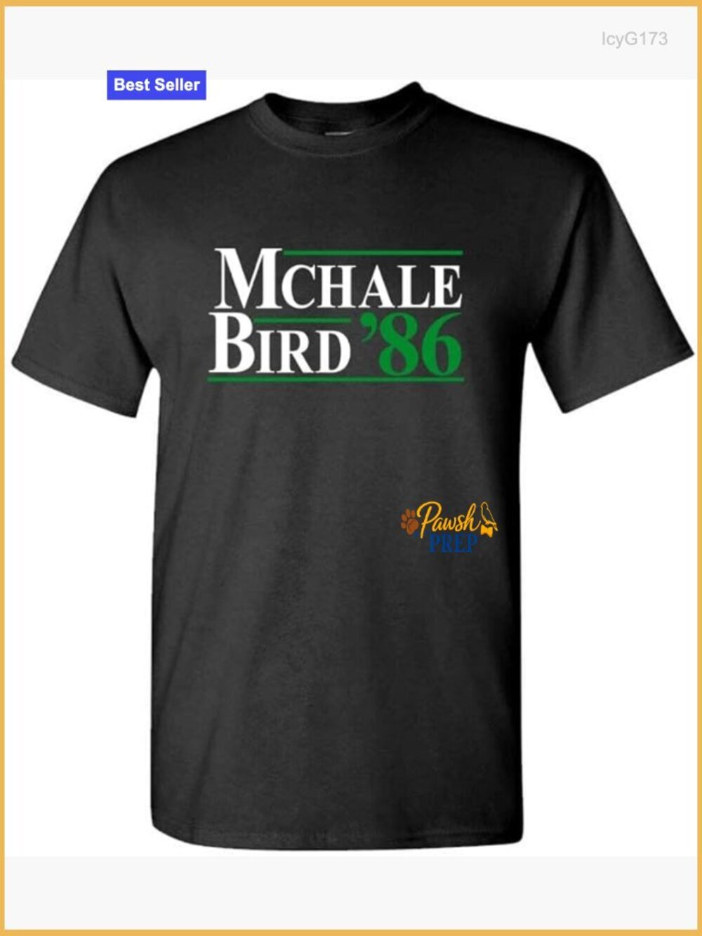 Vintage 1986 Basketball T-Shirt Mens Cotton Larry Bird Kevin McHale